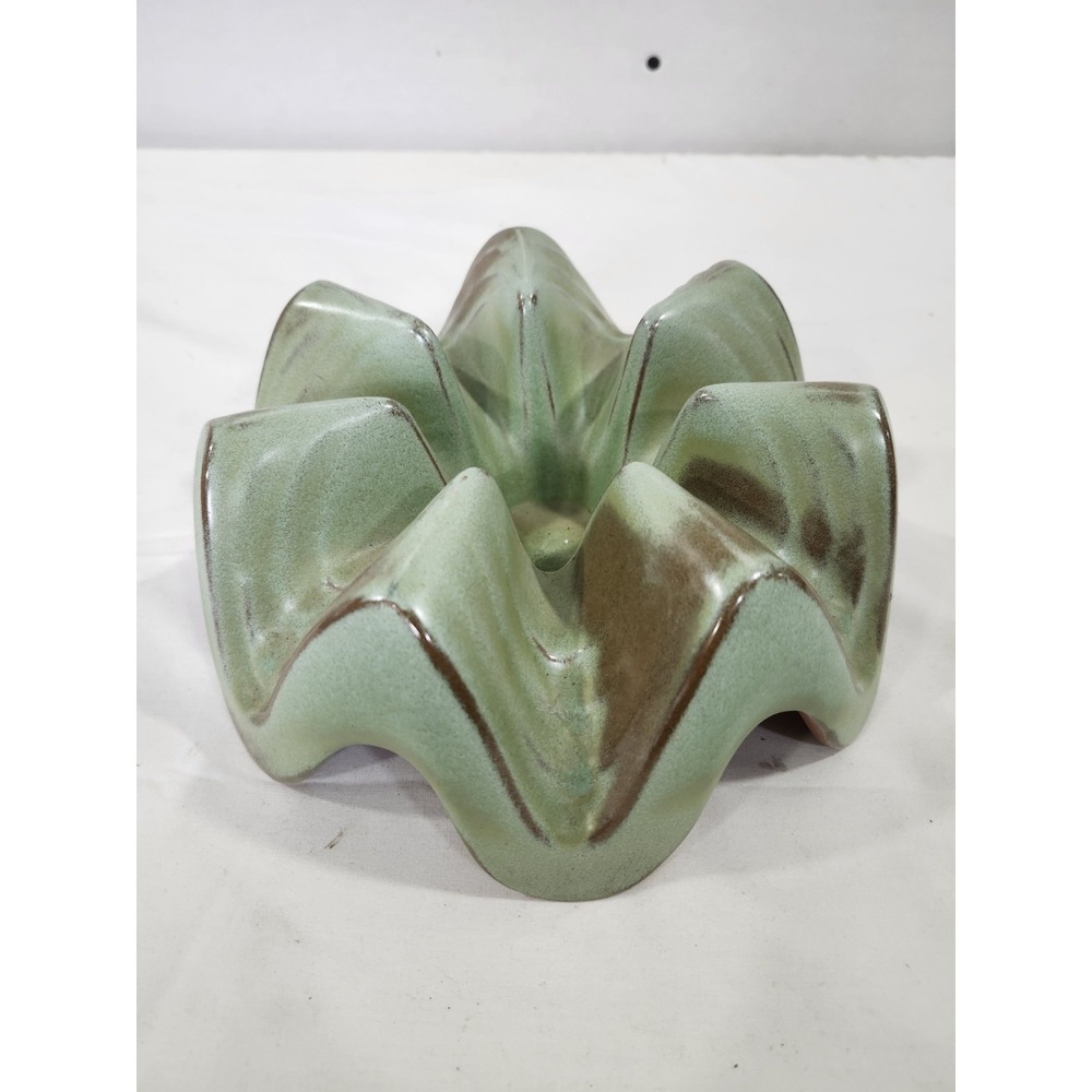Vintage Prairie Green Frankoma Warmer Casserole Base WA1 Excellent Condition!